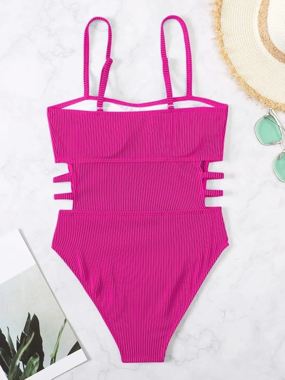New SIZE XL Women Monokini One Piece Swimsuit Slimming Tummy Control